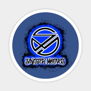 Sinister Motives logo blue Magnet